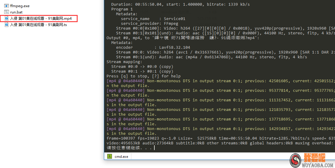 图片[3]|[工具] TS格式转MP4工具|我要吧 - WOYAOBA.COM