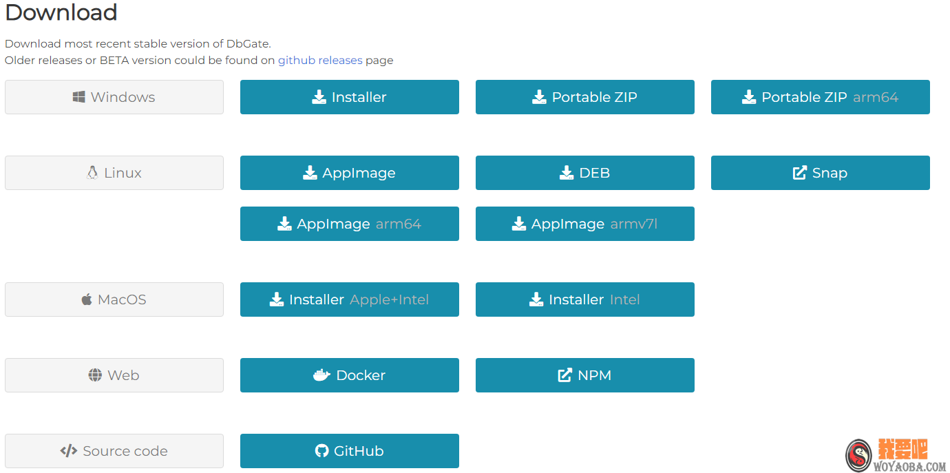 图片[2]|开源跨平台的数据库管理工具:dbgate|我要吧 - WOYAOBA.COM